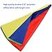 AMYESE 23ft Rainbow Parachute for Outdoor Party Games, Children Play Parachute Group Cooperative Team Game Building Toys, Family Get-Together Entertainment, School Student PE Teamwork Activity