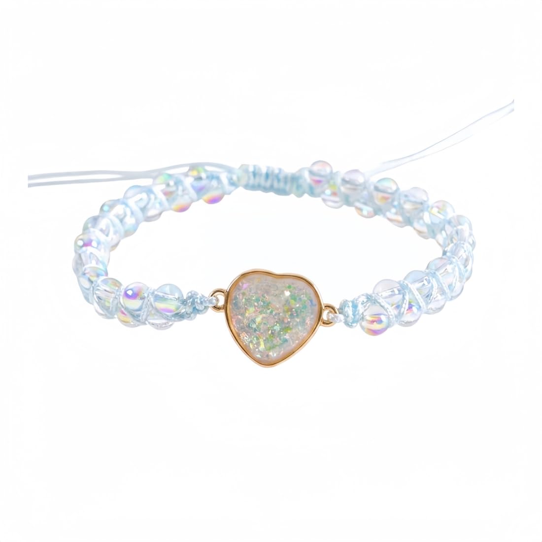 YGLINE Stone Bead Yoga Meditation Bracelet Healing Crystal Double Layer Natural Gemstone Beaded Relax Anxiety Bracelets for Women Men