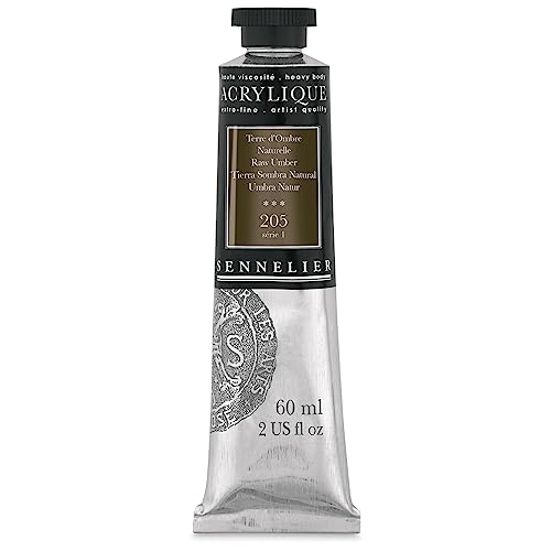 Sennelier Extra-Fine Artists' Acrylic, 60ml, Raw Umber S1