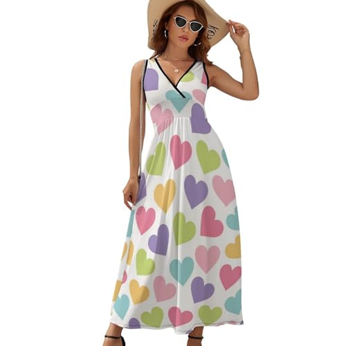 Robe maxi col V décontractée idéale pour vos journées de plage