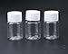 LASSUM 10PCS Empty Plastic Medicine Pill Bottle Container Solid Powder Medicine Chemical Bottles,20ML