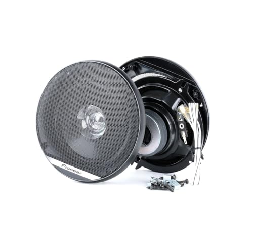 Pioneer TS-G1310F 13 cm Doppelmembranlautsprecher Set mit 2 Lautsprechern (je 230 W max., 35 W Sinus), kraftvoller Klang, hoher Wirkungsgrad, 44,3 mm Einbautiefe, 121 mm Einbauausschnitt, mit Gitter