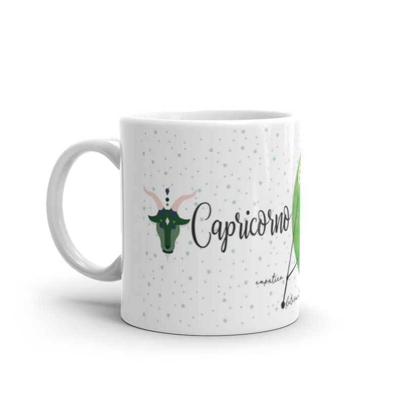 Regalo personalizzato – Pisces tazza, motivo: zodiaco, vari colori disponibili, qualsiasi nome/messaggio personalizzato – Astrology Astrological Star Sign Symbol Fish febbraio 19- March 20, Ceramica, Yellow