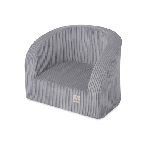 MISIOO Fauteuil pour Enfant à partir de 1 an, en Corduroy, de qualité supérieure, Stable et Doux, rembourré, Ergonomique, 40 x 53 x 36 cm, Fauteuil pour Enfant à partir de 1 an
