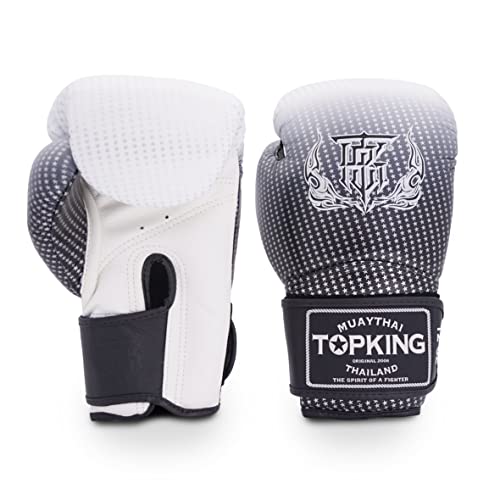 Gants de boxe super star Top King en cuir respirant pour entraînement ou sparring – 340,2 g