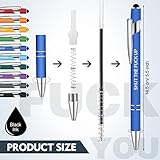 Teling Snarky Office Funny Ballpoint Pens Motivational Rude Quotes Pen Vibrant Negative Passive Positive Message Pens for Colleague Coworker Gift, Black Ink(20 Pieces)