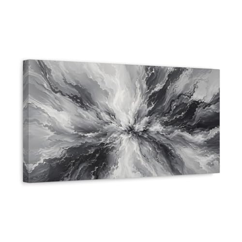 Impression sur toile abstraite premium avec châssis de 3 cm