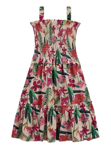 GUESS Girls' Eco Sleeveless Poplin Dress