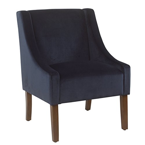 Image of HomePop Classic Swoop Arm Accent Chair - Navy