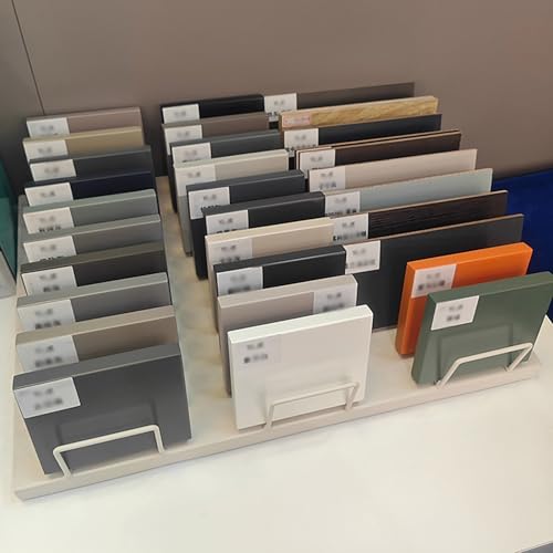 Présentoir pour carrelage et bois de bureau contenant 30 pièces pour échantillons de marbre