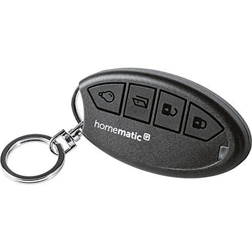 Homematic IP Smart Home telecomando portachiavi – accesso, telecomando radio, accessorio per la vostra serratura Homematic IP con funzione app, aprire, chiude e blocca Smart Lock, 142561A0