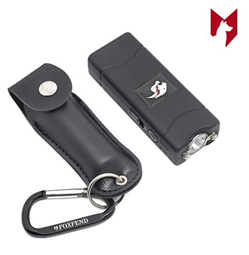 Mini Stun Gun Pepper Spray Combo for Self Defense - Extremely Powerful Stun