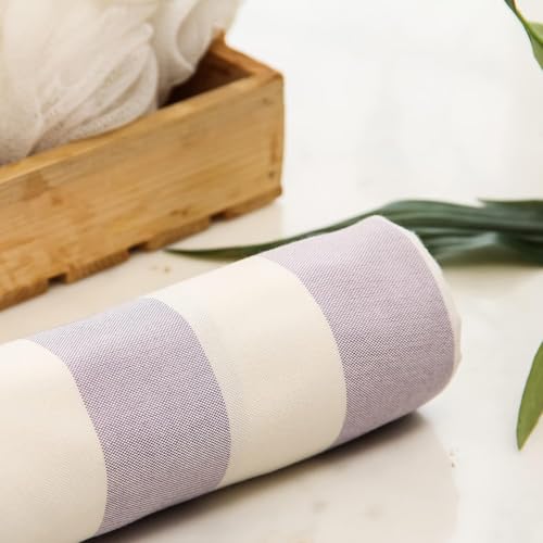 Image of Comforic 100% Bamboo Towels for Bath Large Size | Bamboo Bath Towel for Men & Women | Ultra Soft, Absorbent, Lightweight, Quick Dry Towel for Bath, Beach, Travel, Gym | 75x150 cm - Set of 1 Lavender