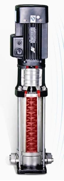 Image of a vertical pipeline multi-stage pump, model BLT2-18