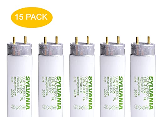 image for SYLVANIA (case of 15) 21781 FO32/841/ECO 32 watt 4100K T8 Bulbs, 800 S