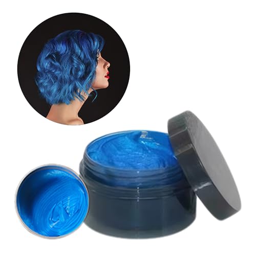 Color Temporal para Cabello Azul Lavable Rápido Secado miniatura 3