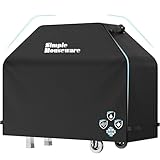 Simple Houseware 55 in. Heavy-Duty BBQ Gas Grill Cover, 600D Polyester Waterproof, Weather-Resistant