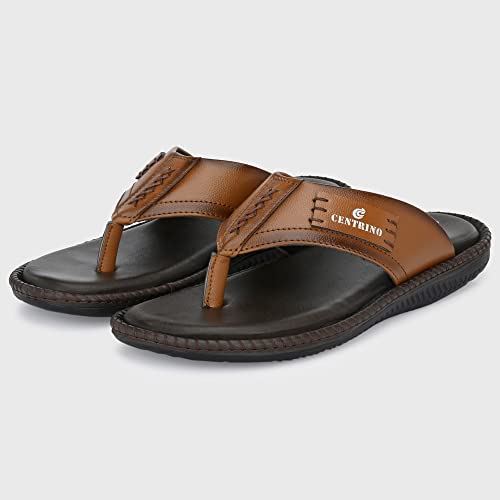 Image of Centrino Men's Flip-Flop Slippers | Luxurious Comfort for Every Step | Slip-On Ease, Stylish Design | Perfect for Beach Days, Poolside Lounging, and Casual Wear (8201)
