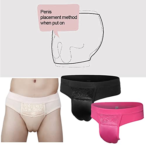 YUFEIDA Hiding Gaff Panty Shaping Pant Mens Underwear for Crossdresser Transgender3