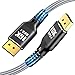 Produktbild CABLEDECONN DisplayPort 2.0 3M Kabel 144Hz Ultra HD 16K 10K 8K 4K DP1.4 DP1.2 HBR3 16K (15360x8640)@60Hz 10K/ 8K@60Hz 4K@165Hz High Speed 80Gbps HDCP 3D Schlankes und flexibles DP zu DP