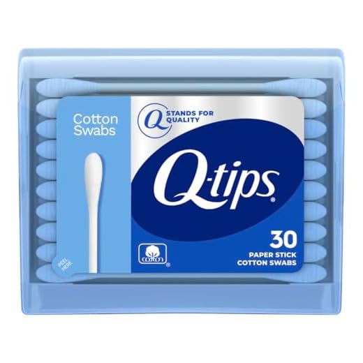 Q-tips Swabs Travel Pack,30 Count, Pack of 1 blue
