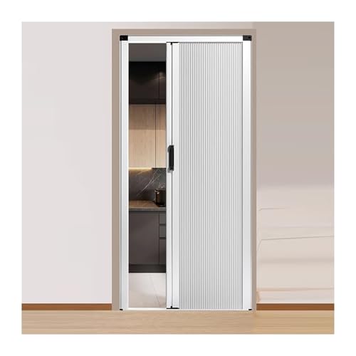 Puerta interior plegable con separador de panal, divisor de habitación deslizante sin taladrar para espacios pequeños en baño, sala de estar, dormitorio