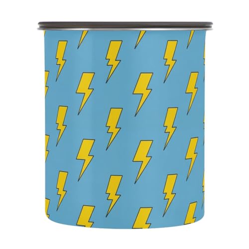 Envase para café de acero inoxidable con tapa hermética 900 ml