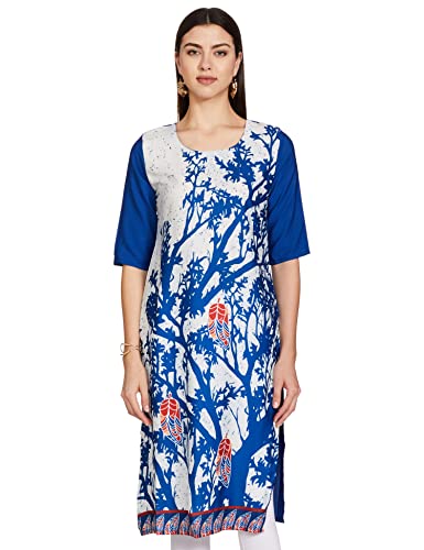 Image of Women's Crepe Regular Kurta