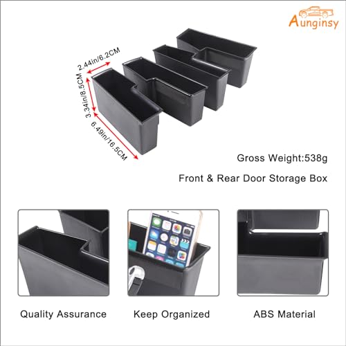 Organizador de Puerta para Auto Negro miniatura 6