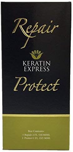 Keratin Express Repair & Protect Hair Treatment Heat Protector Repair Hair for All Hair Types, 2 fl oz.