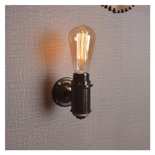 Aplique de pared industrial con diseño de grifo vintage y casquillo E27 de hierro bronce
