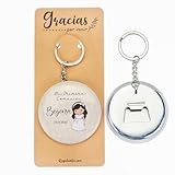 Recuerdo inolvidable – Celebra este momento tan especial con un llavero abridor personalizado para los invitados de comunión.