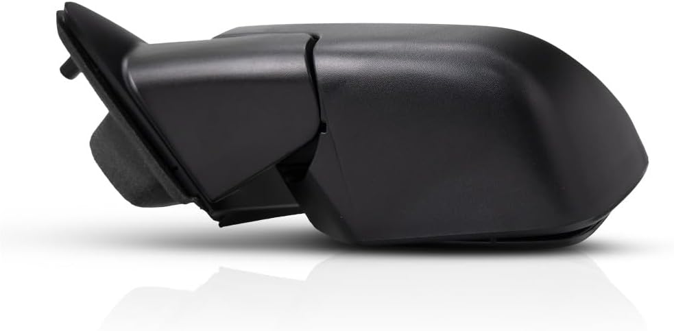For Ford Escape 2010-2012 Door Mirror Driver Side | Power View | Outer | Rear | Non-Heated | w/Integrated Spotter | Textured Black | Replacement For FO1320351 | AL8Z17683AA