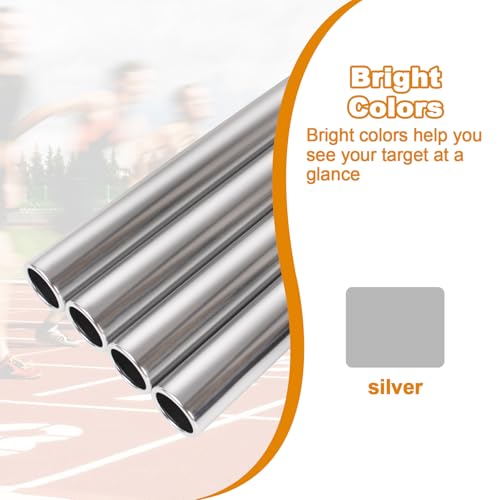 Baguettes de relais athlétisme terrain aluminium léger durable - 6
