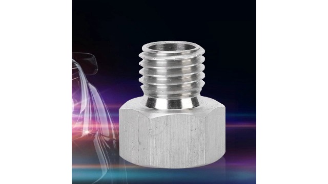 Adaptateur NPT 1/8" Femelle Vers M12x1.5 Mâle - Acier Inoxydable | Raccord Hydraulique & Pneumatique