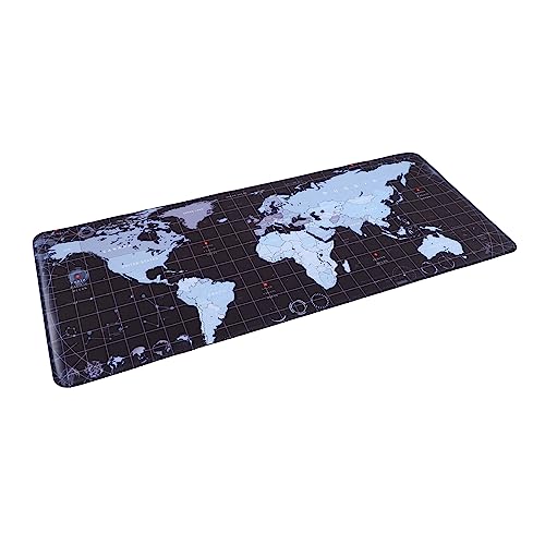 Tapis de bureau ergonomique avec grand tapis de souris étendu en mousse