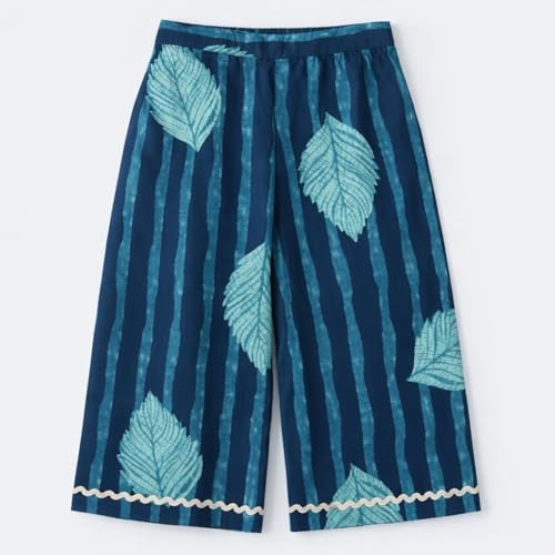 Image of The Magic Wand Woven Digital Printed Co-ord Set For Kids Girls, Sleeveless Top With Palazzo Pant Two-Piece Western Stylish Clothing Set For Festivals