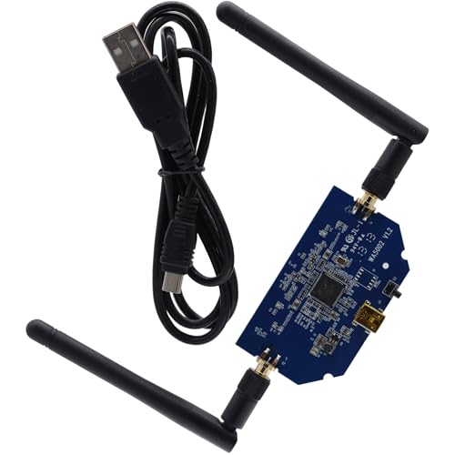 Deal4GO 802.11n 300Mbps Wireless USB WiFi Adapter Board w/Dual 3dBi Antenna for Ralink RT5572 Kali Linux Windows Raspberry Pi IPTV, Black, RT5572N