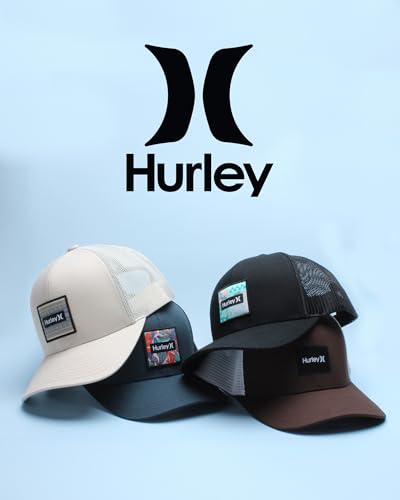 Image of Hurley Men's M Warner Trucker Hat Baseball Cap, Size One Size, Sepia Stone
