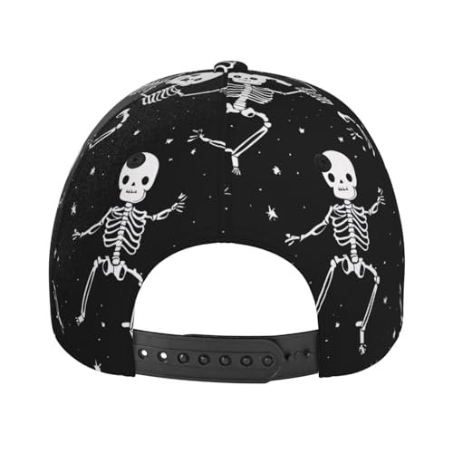 Gorra de béisbol de calavera transpirable con visera de protección solar 3