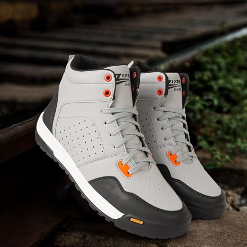 Image of Zixer Woodlend Bike Riding Tracking Stylish Jungle High Ankle Boots For Boys High Tops For Men