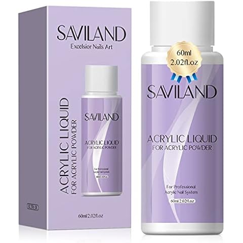 Saviland 60ML MMA-Free Acrylic Liquid for Nails Cover