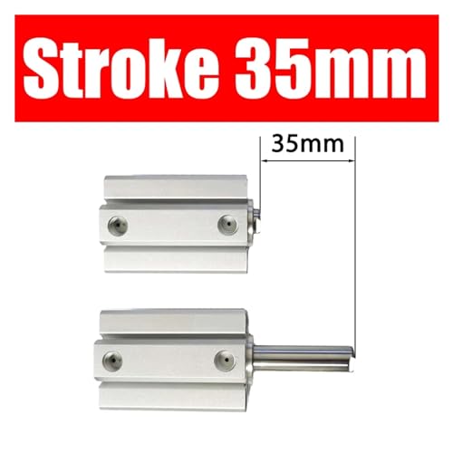 Vérin pneumatique compact résistant pour espaces restreints SDA 25mm - 3