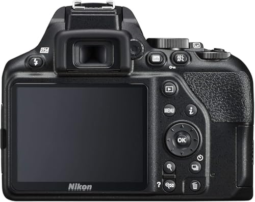 Nikon D3500 + AF-P 18–55 Kit d'appareil-photo SLR 24,2 MP CMOS 6000 x 4000 pixels Noir - Appareils photos numériques (24,2 MP, 6000 x 4000 pixels, CMOS, Full HD, 365 g, Noir)