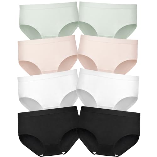 Soleurfe Girls Pants for Age 12-14 Teen Girls Knickers Soft Mid Waist Teenager Underwear for Daily Wear at Home School