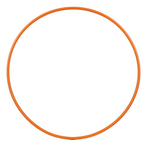 hoopomania® pièce Brute Hula Hoop, HDPE 16mm, Ø 100cm, Orange Cover