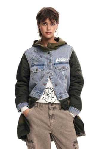 Vestibilità: Regular Desigual CHAQ_BUDAPEST_MICKEY, 4002 CAQUI, XS, verde, XS