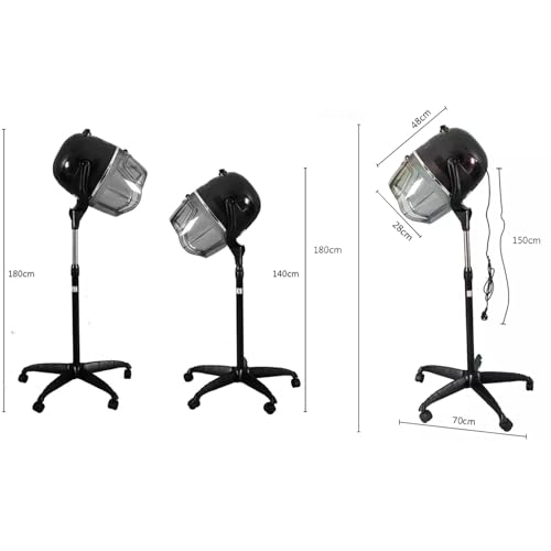 Sèche-cheveux multifonction sur support mobile avec couvercle ouvrable - 5