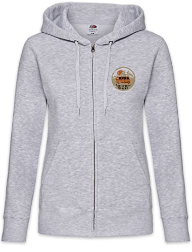 Sweat à Capuche Femme Urban Backwoods Veste Zippée Contre le Vent et le Froid