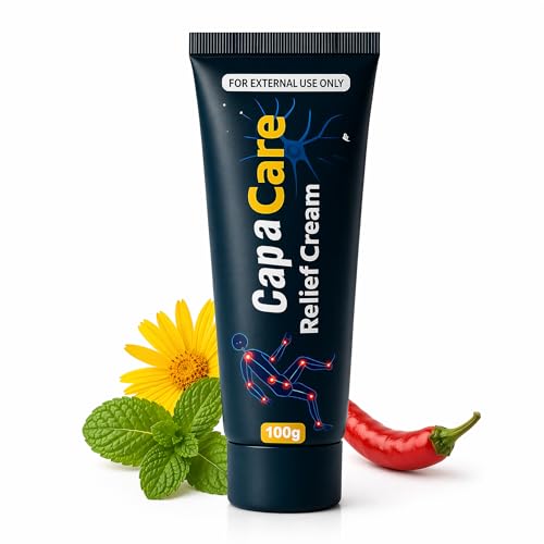 Original Capacare Neuropathy Relief Cream Neurosoothe Formula Nerve Cream Contains Capsaicin Arnica Menthol Msm and Glucosamine Suitable for Feet Hands Legs Muscles Joints and Waist